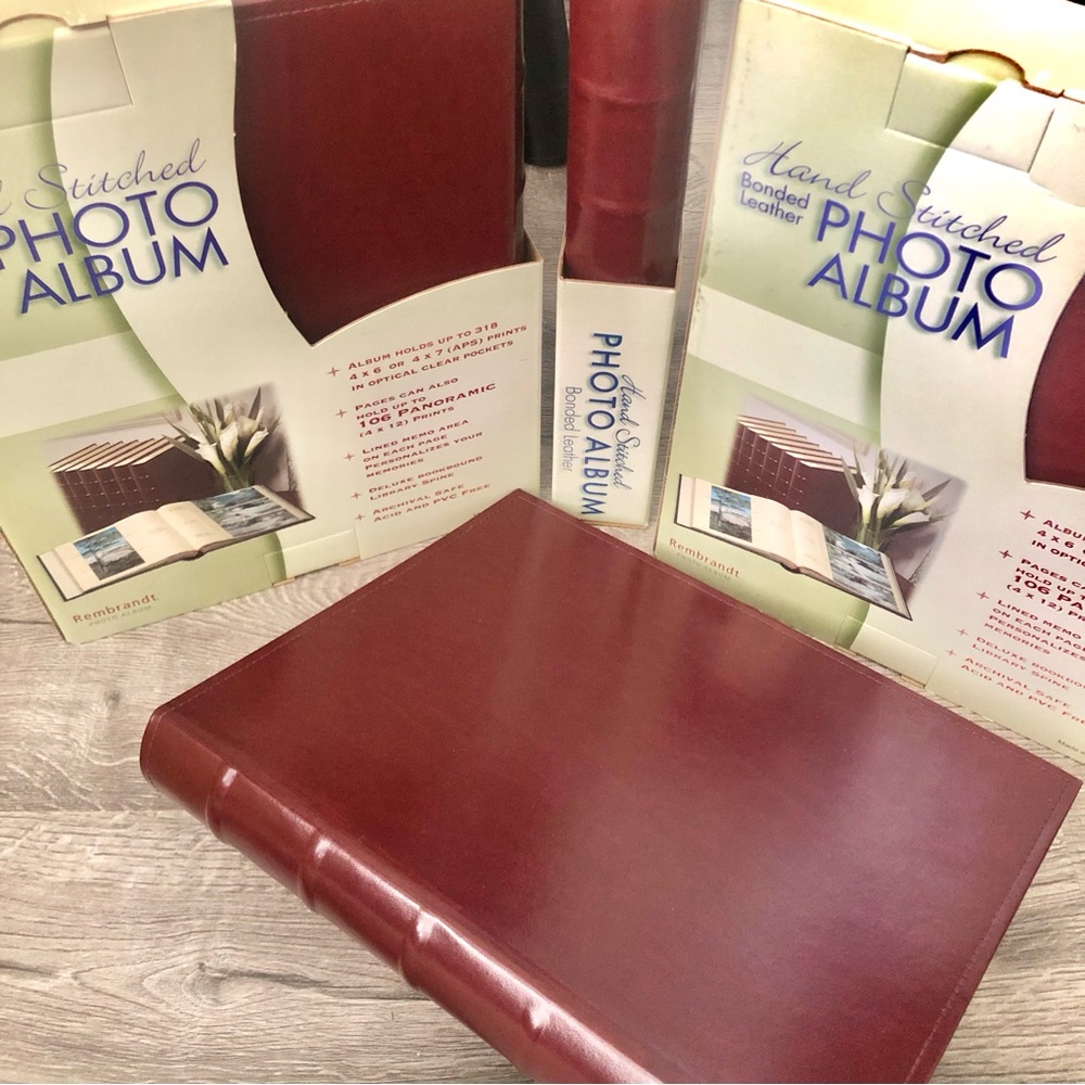Leather Bound Photo Album
